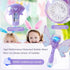 automatic bubble wand, upgrade princess bubble blower with LED light and bubble solution 6 wands for girls/kids, portable outdoor/indoor toy for t...
