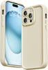LUTTY Compatible with iPhone 15 Pro Case, Raised Full Camera Lens Protection (Edge Lips Design), Anti-Scratch Soft Slim Silicone Shockproof Case f...