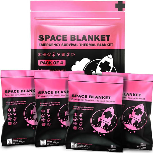 EVERLIT Survival Emergency Mylar Thermal Blanket, Foil Space Blanket Designed for NASA, Body Warmer Blanket for Outdoor, First Aid, Camping Gear, ...