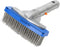 5.5in Swimming Pool Brush Stainless Steel Pool Scrub Brush for Spa Pond Floor Wall Pool Wall Cleaning Brush Cleaning Tool Easily Sweep from Walls ...
