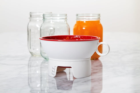 PrepWorks Canning Funnel - Stainless Steel Funnel for Easy, Mess-Free Canning and Pouring into Jars...