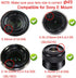 49mm Lens Cover Cap for Canon M50 M100 M6 w/ EF-M 15-45mm IS STM Lens, Sony RX1R w/ SEL 18-55mm, NEX-7 w/ E 55-210mm Lens (2 Packs)...