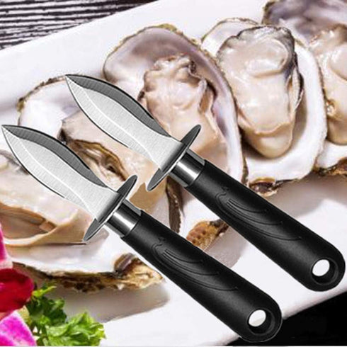 Oyster Shucking Knife Clam Knife Shucker Shellfish Seafood Opener with Non Slip Handle and Level 5 Protection Food Grade Cut Resistant Gloves(XL)...