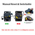 12V-72V 100A Manual Reset Circuit Breaker for RV Car Stereo Audio Electronic Solar LiFePO4 / Lithium Batteries System, Marine Boat Trolling Motor,...