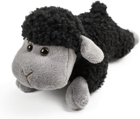 Sheep Lamb Plush, Soft Cute Black Lamb Plush Toy, Children's Sheep Plush Toys, Gifts Children Prone Position 8.5inch...