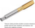 uxcell Straight Flute Taps, M10 x 1.5 Metric Left Hand Titanium Coated M35 Cobalt High Speed Steel Machine Tapping Screw Thread Milling Tap Machin...