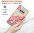 Btscase for Samsung Galaxy S10e Case, Heavy Duty Three Layer Marble Shockproof Full Body Rugged Hard PC+Soft TPU Bumper Drop Protection Women Girl...