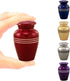 Immortal-Memories Serenity Keepsake Urn for Ashes - Miniature Urns - Mini Jar - Pet Urn -Token Urn with Velvet Bag (Red)...