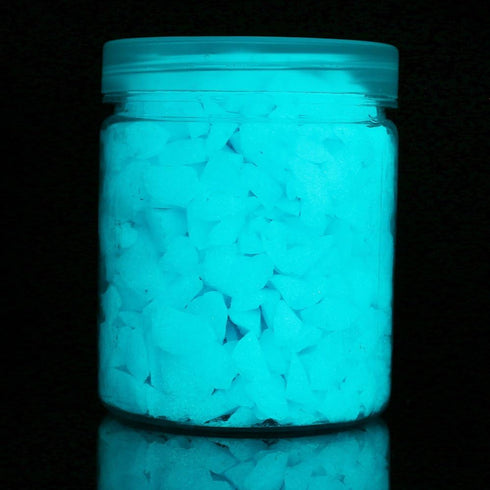 Glow in The Dark Gravel Stones Rocks, Aquarium Gravel, Glow Rocks Stones,Decorative Rocks for Fish Tank Aquarium Garden Planter Landscape Decorati...