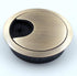 Jetland Desk Grommet for Wire Organizer - Bronze, Fits 2" Hole, GBZ53, 2-Pack...