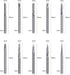HUHAO 20pcs Carbide Burr Set Deburring Tool Tungsten Steel Die Grinder Accessory Bit Rotary Tool Files Diamond Burrs Set Metal Working Drilling 3m...