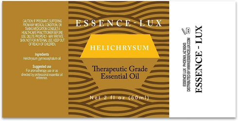 60ml Oils - Helichrysum Essential Oil - 2 Fluid Ounces - Helichrysum Oil - Helichrysum Essential Oil Therapeutic Grade...