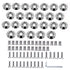 Stainless Steel 25 Pcs Fender Bumper Washer Bolt M5x20mm CNC Finishing Washer Engine Bay Dress Up Fastener Kit Flares Widebody kit Installation Ha...
