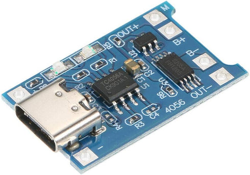 10pcs JacobsParts TP4056 5V 1A USB Type-C 18650 Lithium Battery Charging and Protection Board...