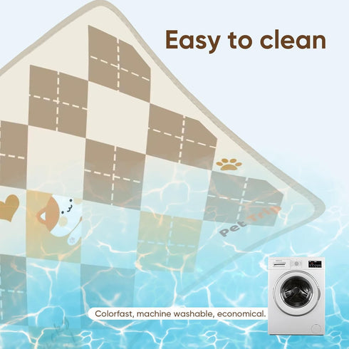 PetTrip Cooling Mat for Dogs & Cats, Washable & Portable Pet Cooling Pads for Summer(Chequer)...