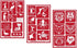 3 Armour Etch Over N Over Reusable Glass Etching Stencils Set | Wild Life Animals, Sea Creatures, Birds Theme...