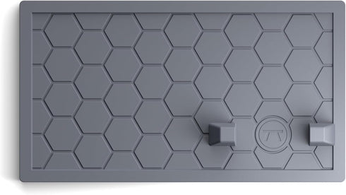Outset 76652 Silicone Grill Mat, 9.5" Utensil Holder, Black...