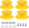 uxcell 4pcs Pot Pan Lids Replacement Knob, Plastic Pan Cover Holding Handles Fits Skillets and Kitchen Cookware Covers, Yellow...