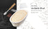 2 Pack 10 Inch Oval Bread Proofing Basket for Sourdough Bread - Bread Basket Baking Bowl With Bread Lame & 5 Blades,Dough Scraper and Linen Liner ...