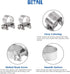 Glarks 12Pack 9-11mm Stainless Steel Mini Fuel Injection Hose Clamps Adjustable Pipe Hose Clip Tube Clamps Set (11/32''-7/16'' Dia)...