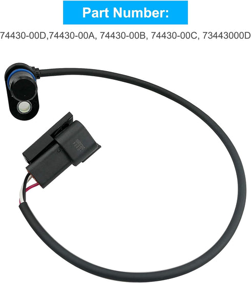 Speed Sensor for Harley Davidson Softail Road King Classic Electra Glide Softail Night Train 2000-2006, 74430-00D, 74430-00A, 74430-00B, 74430-00C...