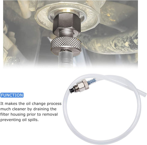 Oil Filter Drain Hose Tool for Toyota, Lexus, Scion 2.0L - 5.7L Engines...
