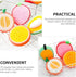 12pcs Cleaning Sponge Cute Fruit-Shape Kitchen Sponge Washing Sponge Dish Cleaning Sponge Scrubber(4.72X4.72X1.38in)...