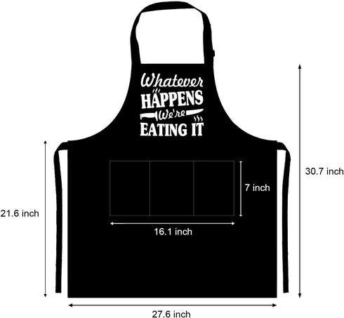 NewEleven Gift For Men, Dad, Husband, Him - Aprons For Men With Pockets...