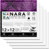 NARA Alcohol Ink Paper | White | 12 inches x 12 inches (12”x12”) | 330 microns/250 GSM | Medium+ Paper | 10 Sheets | Paper for Alcohol Ink Art Pai...
