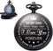 ManChDa Pocket Watch for Dad Gifts for Fathers Day Mechanical Pocket Watch for Dad Men Pocket Watches Engraved...