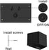 Solar Wall Lights Outdoor Up Down 3000K LED Lighting Waterproof with Adjustable Beam, Solar Wall Sconce Dusk to Dawn Lighting for Deck, Fence, Hou...