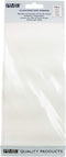 PME Cake Decorating 8" Tall Plain Edge Plastic Side Scraper 8 x 3.7 Inches, White, Standard...