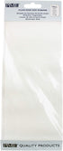 PME Cake Decorating 8" Tall Plain Edge Plastic Side Scraper 8 x 3.7 Inches, White, Standard...