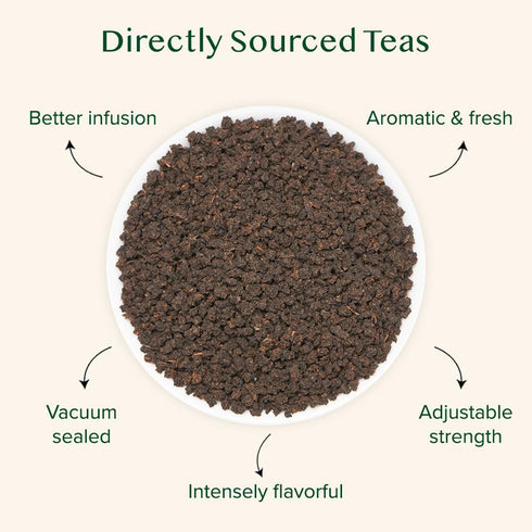 VAHDAM Assam CTC Black Tea Loose Leaf (100+ Cups) | STRONG, BOLD & RICH | 100% PURE | EVERYDAY ASSAM MILK TEA | 9oz...