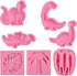 Dinosaur Fondant Silicone Chocolate Molds (7Pcs), Kid's Cartoon Dino Claws Clay Mold for cake decorating, sugar crafts. Dinosaur Theme Party Chris...