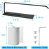 Magnetic Paper Towel Holder for Fridge, Toilet Paper Roll Holder Magnetic Paper Towel Rack Wall Mount Fridge Organizer for Paper Towels Rolls Bath...