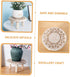 Small Wooden Flower Stand Wooden Stand Wood Base Crystal Ball Holder Vase Display Stands Bonsai Stand Wooden Stool Display Stand Home Ornament Pla...