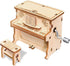 CYAZOO 3D Wooden Puzzle for Adults Music Box-DIY Musical Instrument Piano Model Building Kits-Hands Craft for Home and Office Decoration-Best Gift...