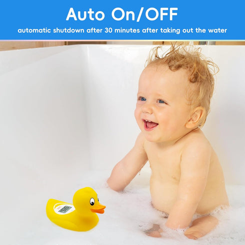 b&h Digital Duckling Baby Bath Thermometer, Infant Safe Floating Water Temperature Thermometer and Baby Bath Time Toy – Easy to Read Display | BPA...