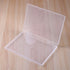 A5 Clear Plastic Storage Box, 6 x 8 Inch Flat Case Holder for Beads/Tools/Letters/Papers...