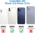Case for iPhone 12 Case iPhone 12 Pro Case Military Grade Drop Case with Kickstand Metel Ring Magnetic Holder Shockproof Protective for iPhone 12 ...
