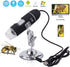 USB Digital Microscope 1600x 8 LED Magnification Endoscope Camera with Metal Stand Compatible with Windows, Android and Mac...