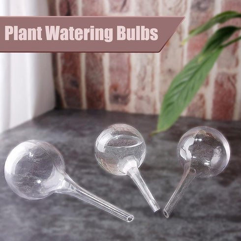 8 Pcs Clear Plant Watering Globes,Plastic Self-Watering Bulbs,Automatic Watering Globes,Garden Water Device for Plant Indoor Outdoor...