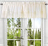 Ellis Curtain Stacey Sheer Balloon Valance, 60" x 15", Ice Cream...