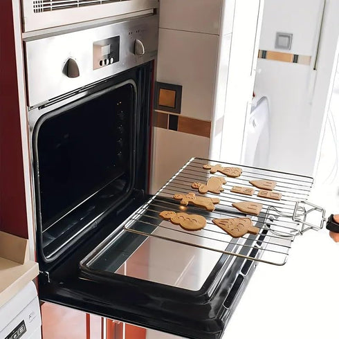 (2-PCs) Air Fryer Convection Toaster Oven Tray Extractor,Grills Extractor,Grills Clip,Scald Resistant Clip,Durable Handle Tool, Oven Tray Handle, ...