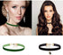 K&Q 40PCS Black Classic Gothic lace Velvet Pendant Necklace Chain Henna Chokers Necklaces Metal pendant necklace for Women...