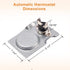 Adviace Magnetic Automatic Thermostat Sensor Switch with High temperature Rated Wiring for Fireplace and Stove Blower Fan Kit Applications, Automa...