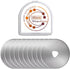 WhisperDream 45mm Rotary Cutter Blades - 10 Pack Replacement Blades - Sharper Blades Have Better Cutting Effect, Great for Sewing, Quilting Suppli...