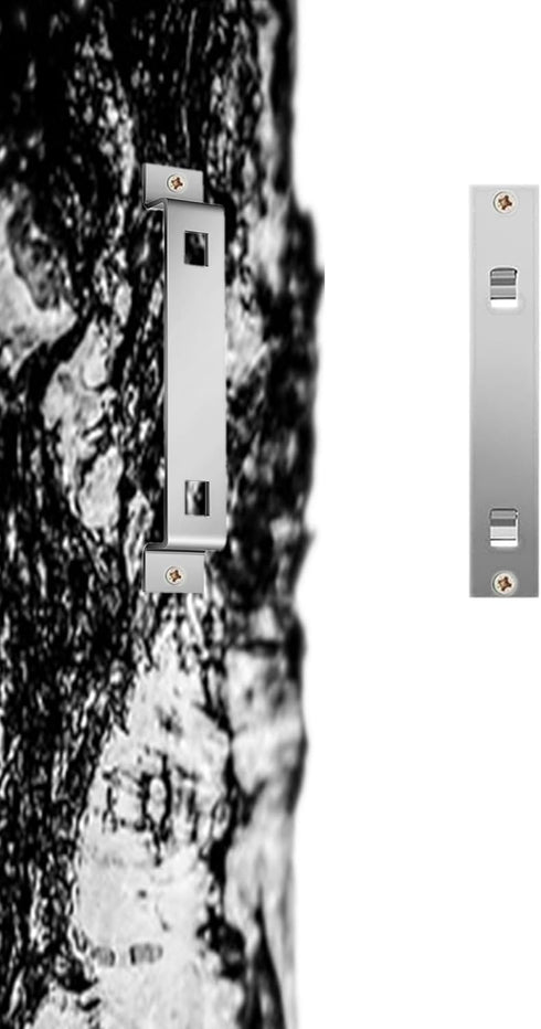 Quick Release Bird Box Hanger Bracket, GS Alderaul 4 Sets Galvanized Steel Bird House Mounting Bracket, Bluebird House Wall Mount, Bird Nesting Bo...