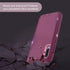 for Samsung Galaxy A50/A50S Case - Shockproof 3 in 1 Full Body Protection, Purple/Pink...